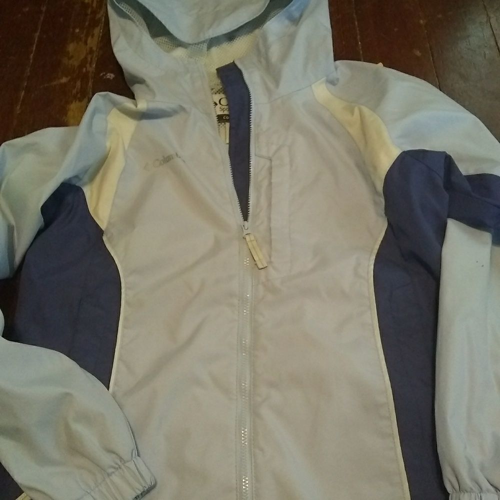 Columbia lightweight purple jacket size 10/12